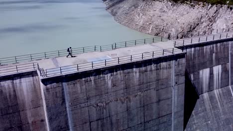 Swiss-Water-Power-Plant-From-Drone-View