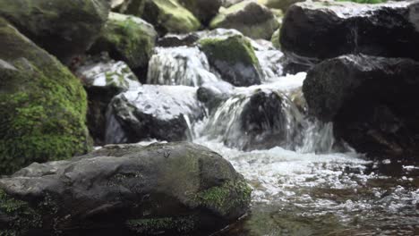 Der-River-Dargle-Fließt-Durch-Country-Wicklow-Und-Ist-Der-Fluss,-Der-über-Die-Powerscourt-Wasserfälle-Fällt-Und-Sich-Seinen-Weg-Durch-Das-Felsige-Bett-Am-Grund-Windet