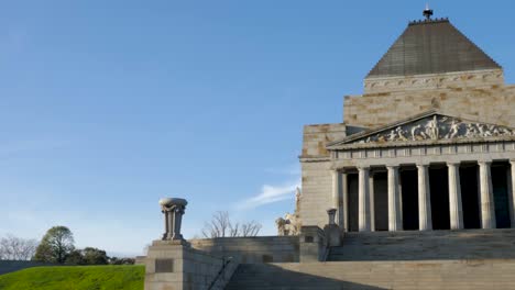 Schrein-Der-Erinnerung,-Melbourne-Anzac-Day,-Anzac-Parade