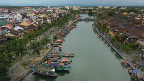 Tracking-Aerial-view-of-Hoi-An-in-Vietnam