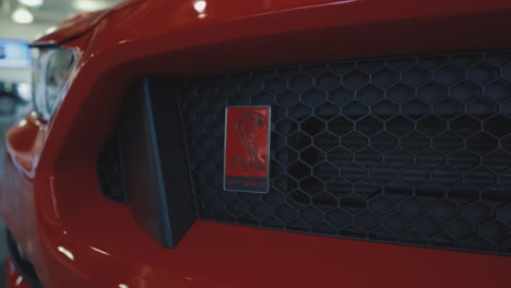 Ford-Mustang-Shelby-GT350-Cobra-Emblem-Logo-on-the-Car-Grille