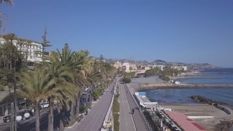 Sanremo-aerial-view-over-Imperatrice,-San-Remo,-Liguria