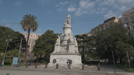 Cristoforo-Colombo-statue-in-Genoa-Piazza-Principe-city-square