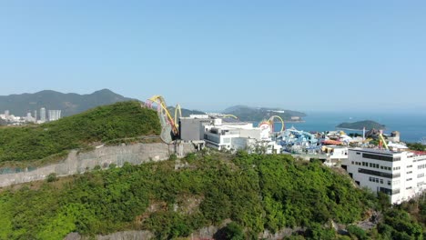 El-Parque-De-Atracciones-New-Ocean-Park-De-Hong-Kong-Reabre-Después-De-La-Vista-Aérea-Del-Bloqueo-Del-Virus-De-La-Corona