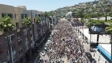 Black-Lives-Matter-City-March-In-Los-Angeles