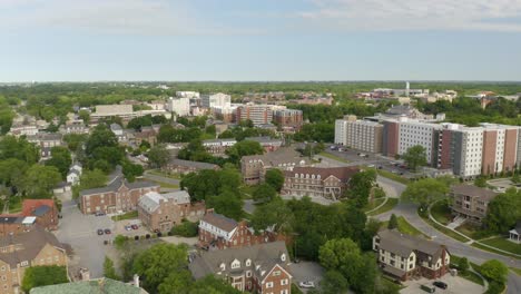 Vogelperspektive-Auf-Den-Campus-Der-Iowa-State-University-Im-Sommer