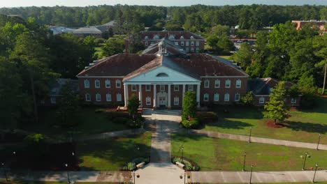 Coastal-Carolina-University-aerial-of-college-campus-grounds-and-academic-buildings