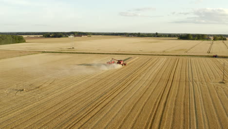 combine-harvester-drone-aerial-crops