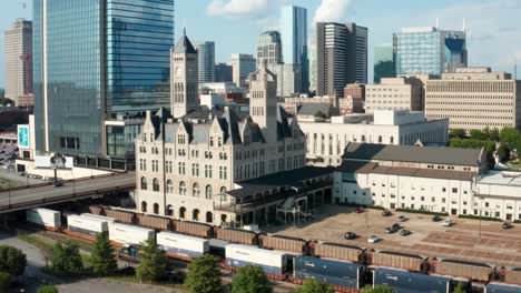 Aerial-of-Union-Station-in-Nashville-TN