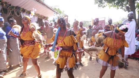 igbo-cultural-dance-in-igbo-land-in-the-eastern-part-of-Nigeria,-Anambra-State