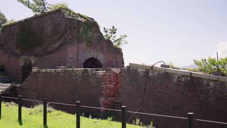 2nd-Battery-Ruins-of-Tomogashima-Fort,-Wakayama-Japan