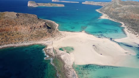 AERIAL:-Beautiful-white-sand-beach-with-turquoise-water