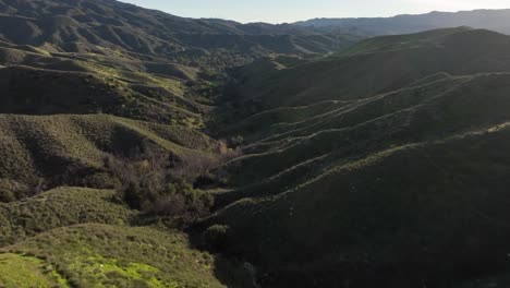 Aerial-View-of-San-Gabriel-Mountains,-California