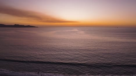 Hyperlapse-Des-Strandes-Während-Des-Sonnenuntergangs-In-Costa-Rica