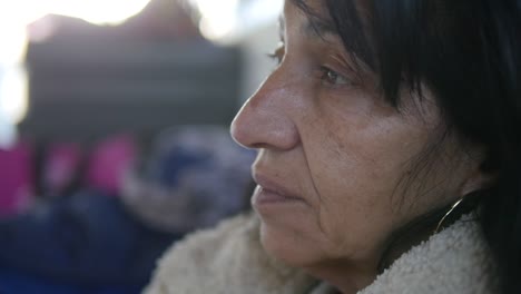 Close-up-of-a-sick-older-woman