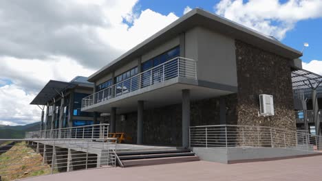 Maletsunyane-Information-Centre-in-mountain-Kingdom-of-Lesotho,-Africa