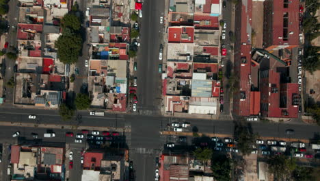 Aerial-exploration-of-mexico-city's-suburban-neighborhood