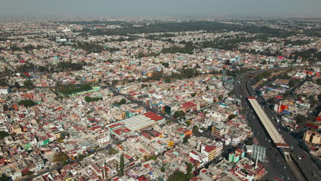 Aerial-fascinating-look-at-Mexico-City's-downtown-architecture-and-urbanism