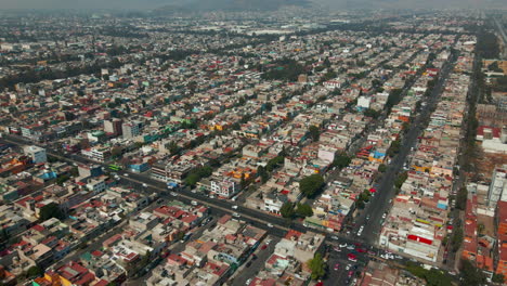 Top-view-panoramic-exploration-of-downtown-neighborhood-of-Mexico-City