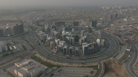 Aerial-View-Of-Medway-Commercial-Hub-In-Karachi