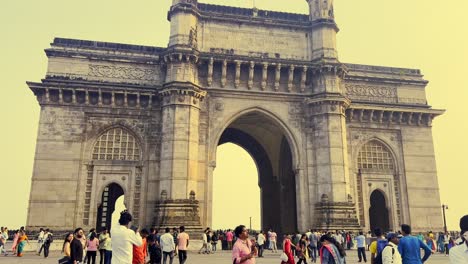 Vista-Exterior-De-La-Puerta-De-Entrada-De-La-India,-India