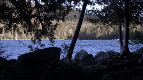 Maine-jordan-pond-from-under-trees-60fps