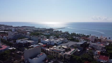 Aerial-View-Playa-Del-Carmen-Mexico
