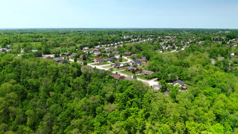 Neighborhood-view-in-Boone-County,-Kentucky