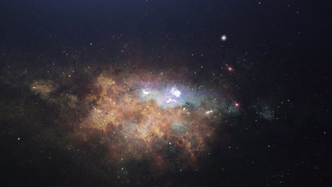 Las-Estrellas-Y-Las-Nebulosas-Brillan-Intensamente-En-El-Universo