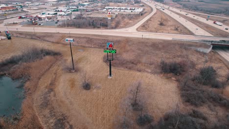 orbiting-around-TA-Petro-truck-stop-sign-with-fuel-and-gasoline-prices