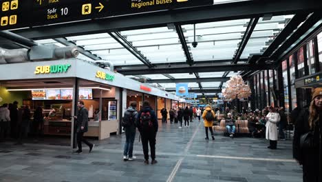 Central-Train-Station,-Malmo,-Sweden