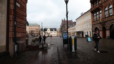 city-centre-in-Malmo,-Sweden