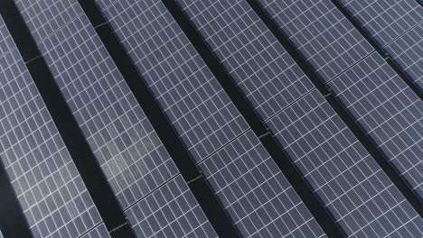 Drone-shot-of-solar-panels,-green-sun-energy