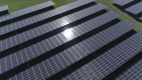 Drone-shot-of-solar-energy-panel-field