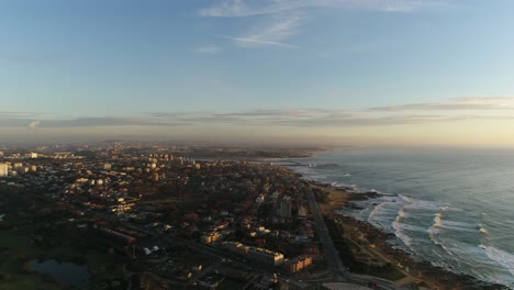 Aerial-View-of-City-Coastline