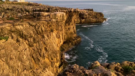 Scenery-of-oceanfront-cliffs-Boca-do-Inferno-in-Cascais-Portugal