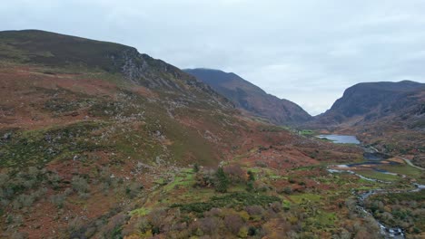 Kerry-mountains-and-The-Gap-Of-Dunloe,-winter-light-and-vibrant-colours