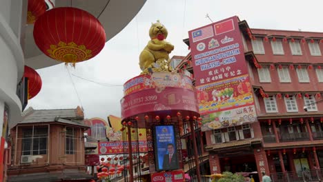 Melaka-Malacca-Malasia-Chinatown-Durante-El-Año-Nuevo-Chino-Relación-De-Conejo