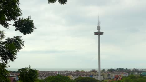 Taming-Sari-Tower-Malacca-Tower-Melaka-Malaysia-Blick-Von-St.-Pauls-Bukit