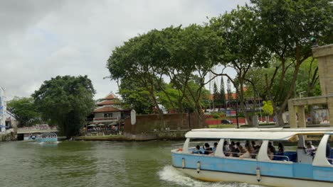 Historische-Stadt-Melaka-Malakka-Malaysia-Kreuzfahrt-Fluss-Portugiesisch