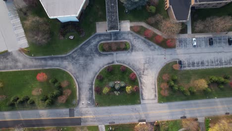 Har-Zion-Temple---Drone-Shot-in-Penn-Valley,-PA