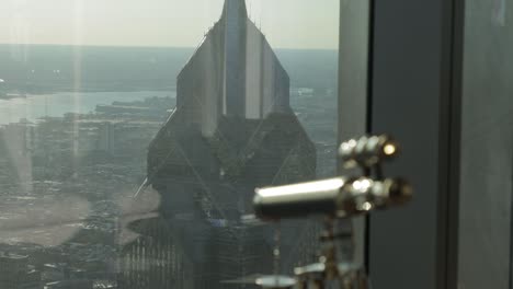 Telescope-Looking-Outside-Window---Philadelphia,-PA---Four-Seasons-Hotel