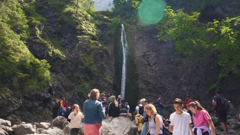 15.-Juli-2022-Siklawica-Wasserfall-In-Zakopane,-Polen:-Tatra-Berg-Mit-Touristischem-Wanderweg