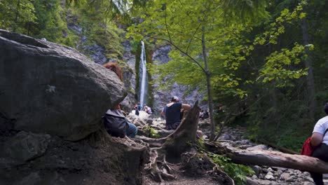 15.-Juli-2022-Siklawica-Wasserfall-In-Zakopane,-Polen:-Tatra-Berg-Mit-Touristischem-Wanderweg