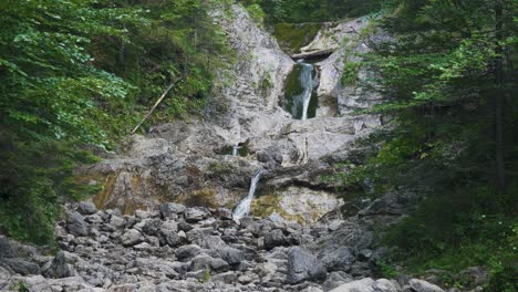 Sarni-waterfall-Zakopane-Tatra-Mountain-National-Park-With-Tourist-Hiking-Trail