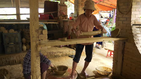 Asian-women-showcase-their-pottery-making-skills