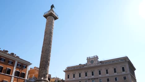 Columna-De-Marco-Aurelio-Roma,-Italia