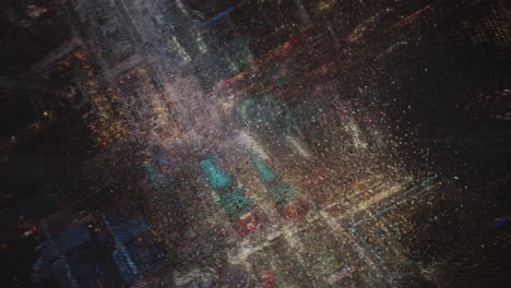 Generating-top-down-view-of-streets-and-buildings-in-metropolis-at-night