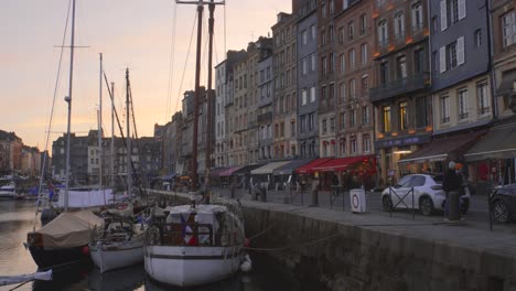 Neighborhoods-At-The-Vieux-Bassin,-Old-Harbour-In-St