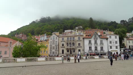 Mountain-in-Sintra-Covered-with-Mysterious-Mist-and-Fog
